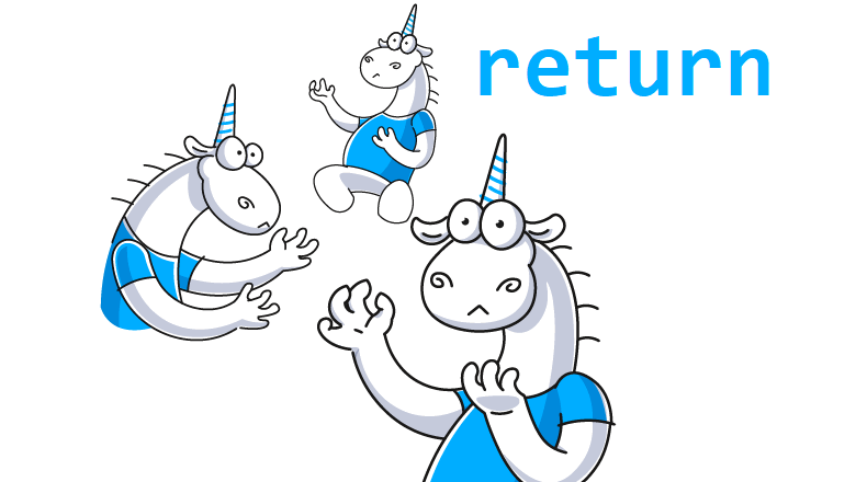 An example of undefined behavior caused by absence of return