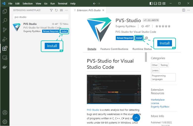 Overview of the PVS-Studio plugin for Visual Studio Code